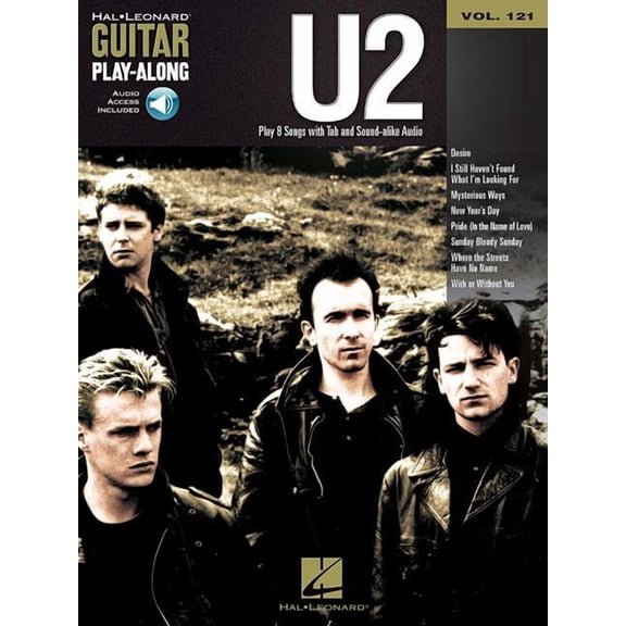 U2: Guitar Play-Along Volume 121 Book/Online Audio (Paperback)