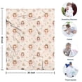 thumbnail image 4 of Flower Fairy Princess Pattern Blanket,Comfortable Soft Lamb Wool Throw Blanket,All Season,Warm Lightweight Blankets for Sofa Bed Couch Living Room Chair,30"x40", 4 of 4
