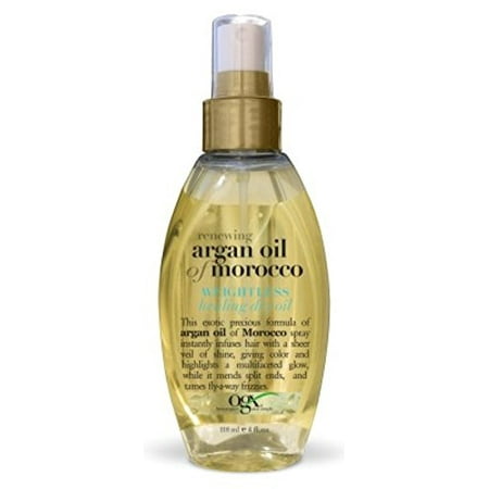 Precious Moroccan Argan Oil - Organix Moroccan Argan Oil Weightless Healing Dry Oil Renewing for Hair etc 4 Oz