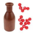 thumbnail image 3 of harper Pool Snooker Shaker Bottle Set with 16 Numbered Scoring Balls Versatile Billiard Dark Brown, 3 of 10