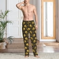 thumbnail image 5 of Bingfone Cute Cartoon Bees Mens All Over Print Sleep Pajama Pants-Large, 5 of 6