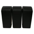 thumbnail image 6 of Vababa 3-Pack 4.5 Gallon Plastic Swing-Top Garbage Can, Black Trash Can with Swing Lid, 6 of 8