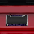 thumbnail image 2 of Wisconsin UW Whitewater NCAA Warhawks Chrome Metal License Plate Frame Holder, 2 of 8
