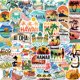 thumbnail image 1 of Hapiuen Stickers Impermeables de Verano Hawaiano 50 Piezas, 1 of 8