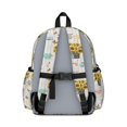 thumbnail image 3 of Sunflower and Bucket White Pattern Backpack for School, Cute School Bag with Adjustable Shoulder Straps and Padded Back, 13.4"x11"x4.7", 3 of 5