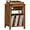 Brown, variant on Record Player Stand with Vinyl Record Storage Holds up to 160 Albums,Large Wood Record Player Table Dispaly Shelf，Brown Turntable Stand Cabinet for Living Room,Bedroom,Office 7