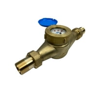 DAE MJ-150 1.5" NTEP NSF61 Non Lead Potable Water Meter, No Pulse Output, Couplings, Gallons
