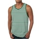 thumbnail image 1 of Tanques para Hombre para el Verano Solto Chaleco Raya Impresión Deporte Cuello Redondo Superior, 1 of 6
