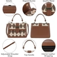 thumbnail image 5 of Shoulder Bag for Women Fashion Purse Diamond Pattern Crossbody Bag with Adjustable Strap, 5 of 7