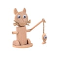 thumbnail image 2 of Juguete de madera para niños, figuras de animales pequeños hechos a mano, rompecabezas de madera 3D para preescolar. Gatito, 2 of 9