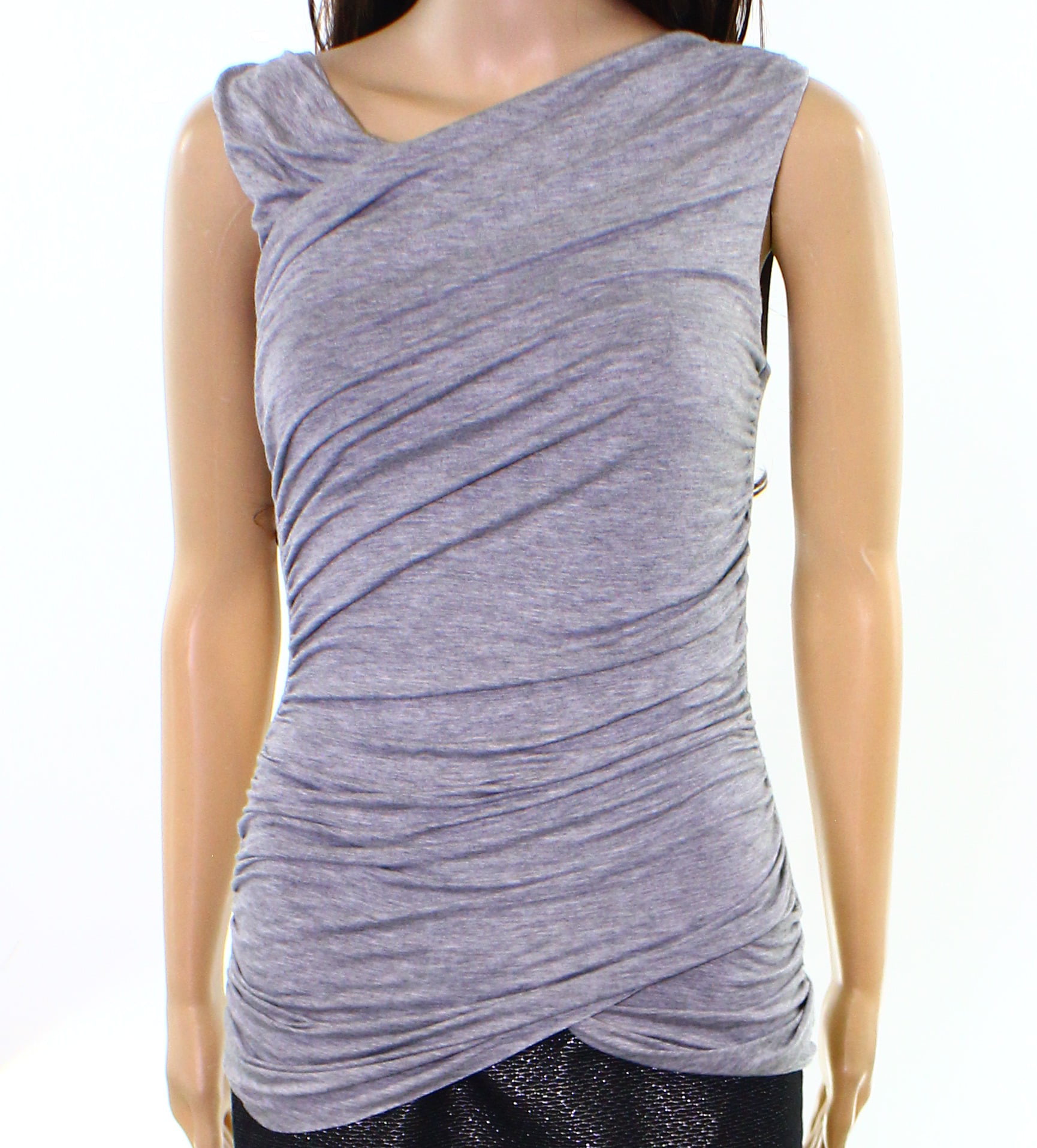 Bailey 44 - Bailey 44 NEW Heather Gray Womens Size Small S Ruched Sofia ...