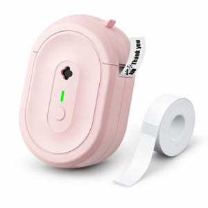 Pink N12 Mini Portable Label Maker Machine with Waterproof Tape