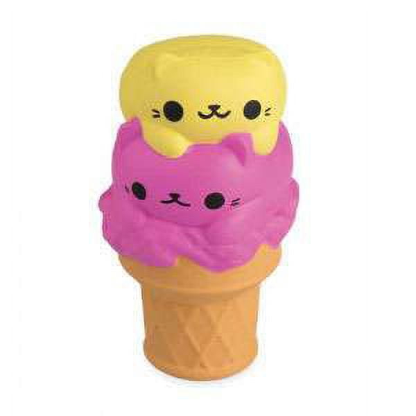 Soft n Slo Squishies Kitty Ice Cream Cone Walmart