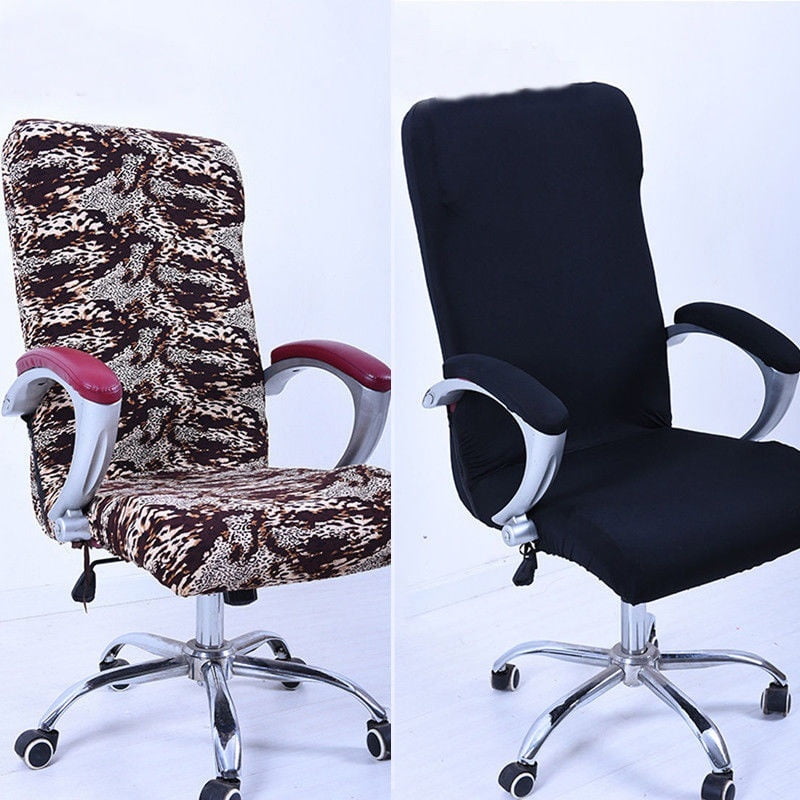 Swivel Computer Chair Cover Stretch Office Armchair Protector Seat