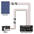 thumbnail image 4 of iGreely 20 Feet 10AWG Solar Extension Cable with Female and Male Connector Solar Panel Wire Adapter (20FT Red + 20FT Black), 4 of 8