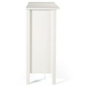 Alaterre Furniture Simplicity Transitional Bookcase for Kids Under Window, White