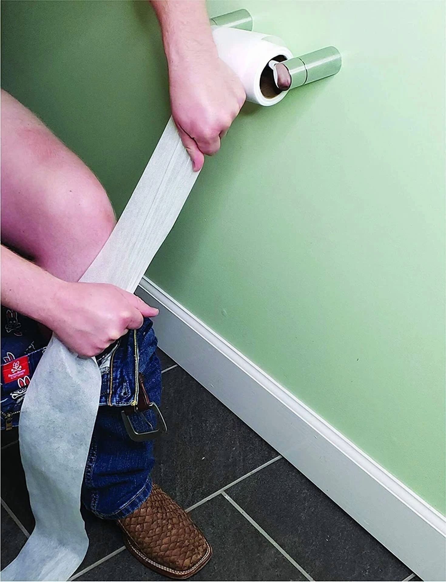CIRCLE- No Tear Toilet Paper Hilarious Prank Gag Funny Bathroom Potty Poop Joke