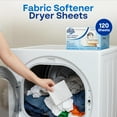 thumbnail image 4 of Fabric Softener Dryer Sheets – Fragrance Free, Hypo er nic, No Harsh Chemicals, Safe for Sensitive Skin – Static Cling & Wrinkle Reducer – ntle Fabric Care – Made in USA (2 Pack), 4 of 5