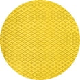 thumbnail image 1 of Ahgly Company Indoor Round Solid Yellow Modern Area Rugs, 8' Round, 1 of 4