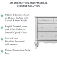 thumbnail image 6 of Evolur Aurora 7-Drawer Double Dresser, Akoya Grey Pearl, Spacious Drawers, 6 of 11