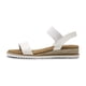 thumbnail image 2 of Sandalias con Cuña DREAM PAIRS SDPW2310W Blancas con Tira Elástica, 2 of 6