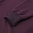 thumbnail image 6 of Fgnfyis Men's Autumn Design Sense Fashion Round Neck Sweater Mens Crewneck Sweatshirt Purple XL, 6 of 7