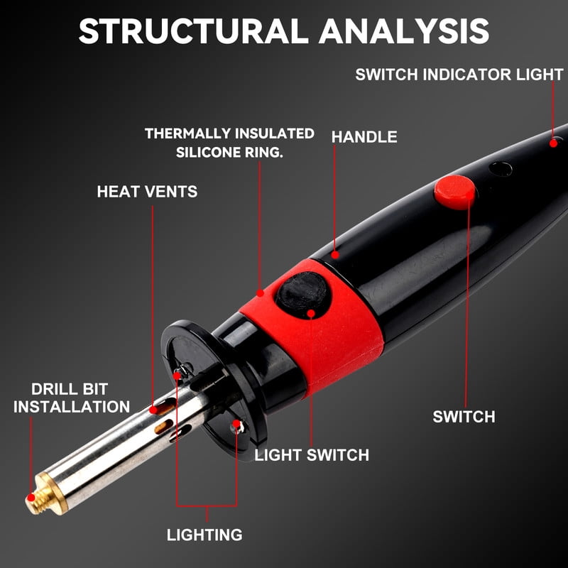 Hotfix Applicator DIY Hot Fix Rhinestone Applicator Wand Tool Kit for Clothes Shoes Crafts US