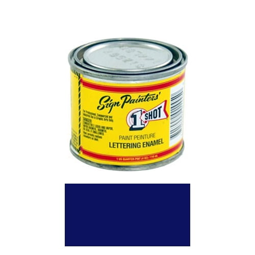1/4 Pint 1 Shot BRILLIANT BLUE Paint Lettering Enamel Pinstriping & Graphic Art