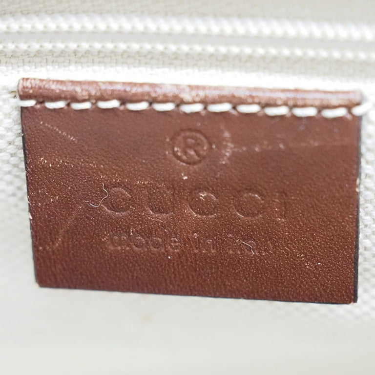 Pre-Owned Gucci GUCCI Diamante Suki Tote Handbag Beige Navy 