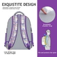 thumbnail image 5 of Dogs and Flowers Print Student Backpack - Lightweight & Functional for Teens, 5 of 5