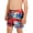 E025-Multicolor, variant on hengsof Fashionable Printed Swim Trunks for Boys, Summer Drawstring Elastic Waist Beach Casual Shorts with Pockets