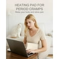 thumbnail image 2 of Aship Electric Heating Pad for Neck and Shoulders, Heating Pad for Back Pain & Period Cramps Relief - Christmas Gifts for Women Men Mom Dad, 10 Heat Settings, ETL Certified, 12"x24", Beige, 2 of 7