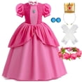 thumbnail image 1 of Trajes de princesa de carnaval de Halloween para niños, melocotón dulce, ropa rosa para niñas, cosplay infantil, actuación de cumpleaños, fiesta de carnaval zhangyuxiang unisex, 1 of 2
