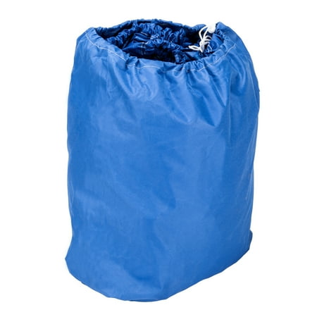 600d Ripstop Poly Oxford - 17-20ft 600D Oxford Fabric High Quality Waterproof Boat Cover with Storage Bag Blue