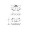 thumbnail image 2 of Centric Parts 105.14450 Ceramic Brake Pads with Shims, 2 of 4