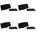thumbnail image 1 of 40Pcs Bolsas con Cremallera de Lona Bolsas de Maquillaje de Lona Estuche de Lápices Bolsas de Artesanía DIY En Blanco para Viajes DIY Craft School, Negro, 1 of 8