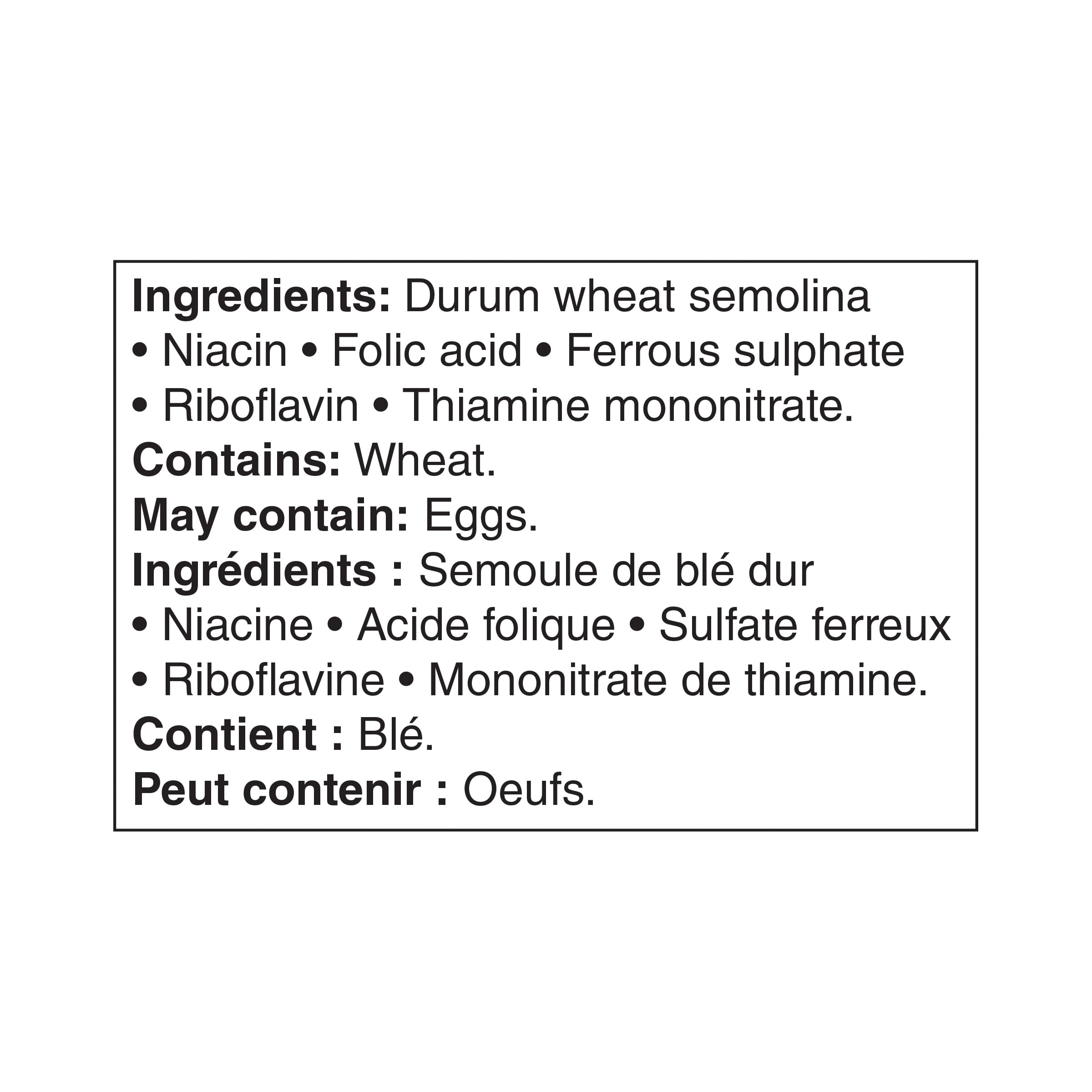 Great Value Fusilli Pasta, 900 g