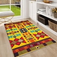 thumbnail image 6 of 5'x7' carpet rug cute carpet kitchen area rug natural area rug vintage area rug, 6 of 10