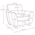 thumbnail image 2 of CorLiving Chenille Fabric Armchair, 2 of 3