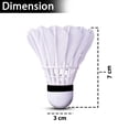 thumbnail image 2 of UDKI FS - 20 Feather Shuttlecock Speed 78 , Extended Durability | White , Pack Of 12, 2 of 5