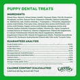 thumbnail image 6 of Greenies Natural Dental Puppy Treats Petite Size, Chicken Flavor, 6 oz Pack (10 Count), 6 of 14