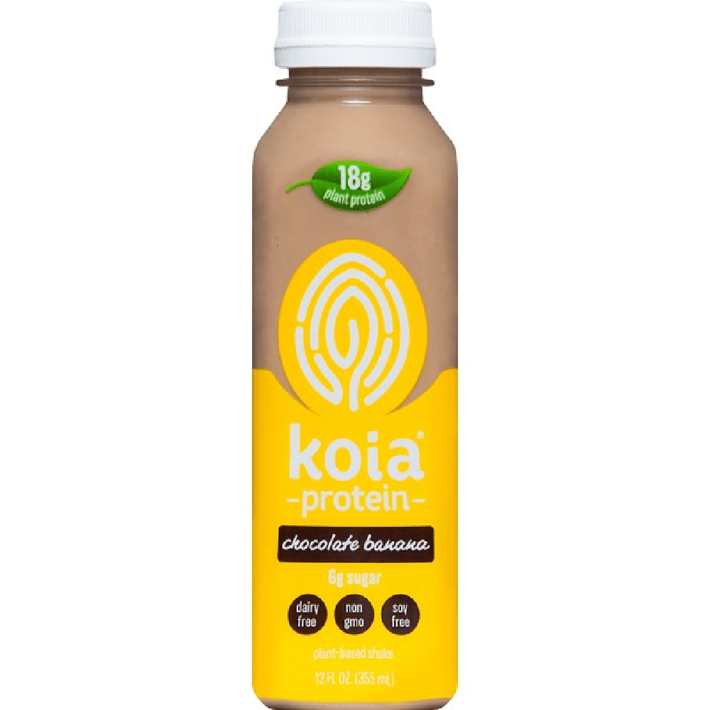 Koia Chocolate Banana PlantBased Protein Shake, 12oz (pack of 12