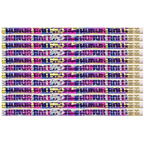 D1375G Honor Roll Glitz - 36 Qty Package - Honor Roll Pencils - Express Pencils