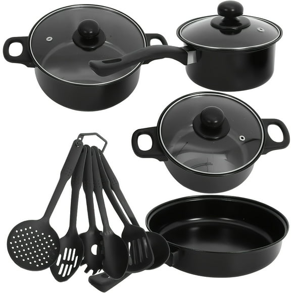 Bamboohart Pots And Pans Set Non Stick  13pcs Kitchen Cookware Induction Compatible  Pot And Pan Sets for Cooking Nonstick