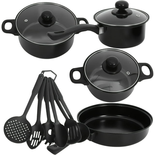 Bamboohart Pots And Pans Set Non Stick 13pcs Kitchen Cookware Induction Compatible Pot And Pan Sets for Cooking Nonstick