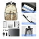 thumbnail image 4 of Disketp New York Mochila Ligera Clásica con Múltiples Bolsillos, Mochila Casual para Hombre y Mujer, Ideal para Escuela, Trabajo y Viajes, 4 of 6