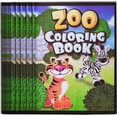 thumbnail image 6 of 18Pcs Zoo Animal Coloring Books Bulk for Kids - 9"x11" Animal Party Favors with Jungle Safari Animals and Activity Sheets for Goodie Bags, Classrooms and Themed Birthday Supplies (Pack of 18), 6 of 9