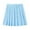 Sky Blue, variant on RUTAYY Women Casual Pleated Skirt Versatile A-Line Mini Skirt For Daily Wear Work Study Party Evening Dance With Contrast Color Design Solid Color Casual Travel Skirts