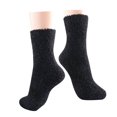 thumbnail image 4 of Calceta Cozy Polo Club para Mujer, Diseño con Brillos Liso Negro con Blanco 2 Pares Unitalla, 4 of 4