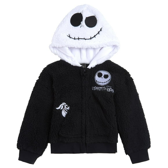 Sudadera con capucha Disney Jack Skellington Zero para niños pequeños, 12 m